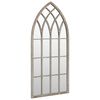 vidaXL Zahradn&iacute; zrcadlo p&iacute;skov&eacute; 100 x 45 cm železo do exteri&eacute;ru