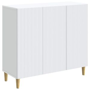 vidaXL Serv&iacute;rovac&iacute; skř&iacute;ň B&iacute;l&aacute; 89 x 34,5 x 80 cm Kompozitn&iacute; dřevo