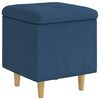 vidaXL Ottoman s &uacute;ložn&yacute;m prostorem Modr&aacute; 40 x 40 x 45 cm textil
