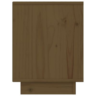 vidaXL Noční stolek medově hnědý 40 x 30 x 40 cm masivní borové dřevo