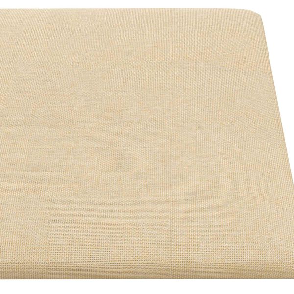 vidaXL N&aacute;stěnn&yacute; čeln&iacute;k 12 pcs Kr&eacute;mov&aacute; 30 x 15 cm textil
