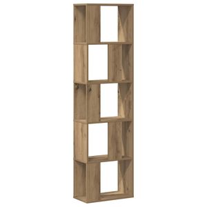 vidaXL Knihovna 5patrov&aacute; dub artisan 45x23,5x162,5 cm kompozitn&iacute; dřevo