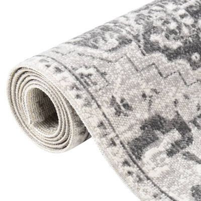 vidaXL Venkovní koberec hladce tkaný 80 x 250 cm světle šedý