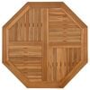 vidaXL Stoln&iacute; deska 90 x 90 x 2,5 cm osmihrann&aacute; masivn&iacute; teakov&eacute; dřevo