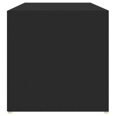 vidaXL Botníková lavice černá 105 x 35 x 35 cm dřevotříska