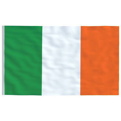 vidaXL Vlajka Irska a stožár 5,55 m hliník