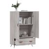 vidaXL Skř&iacute;ň highboard &scaron;ed&aacute; sonoma 69,5 x 31 x 115 cm kompozitn&iacute; dřevo