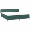 vidaXL Postel Box Spring s matracemi tmavě zelen&aacute; 180x210 cm Velvet