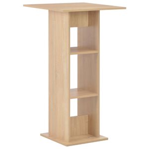 vidaXL Barov&yacute; stůl dub 60 x 60 x 110 cm