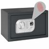 vidaXL Digit&aacute;ln&iacute; trezor na otisk prstu tmavě &scaron;ed&yacute; 31 x 20 x 20 cm