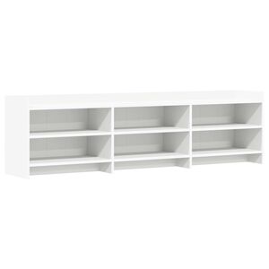 vidaXL Televizn&iacute; skř&iacute;ň 168 x 33 x 47 cm B&iacute;l&aacute; Kompozitn&iacute; dřevo