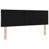 vidaXL Čalouněn&eacute; čelo postele s čelo Tmavě hněd&aacute; 144 cm textil