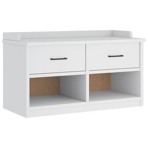 vidaXL Lavice do předs&iacute;ně "SANDNES" B&iacute;l&aacute; 87x40x50 cm Borovicov&yacute; masiv