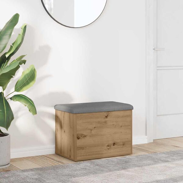 vidaXL &Uacute;ložn&aacute; lavice dub artisan 62x42x45 cm Engineered Wood