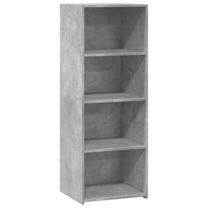 vidaXL Skř&iacute;ň highboard betonově &scaron;ed&aacute; 45 x 41 x 124 cm kompozitn&iacute; dřevo