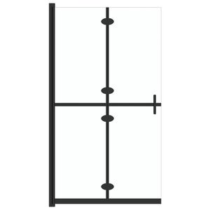 vidaXL Skl&aacute;dac&iacute; sprchov&aacute; z&aacute;stěna čir&eacute; ESG sklo 110 x 190 cm