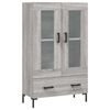 vidaXL Skř&iacute;ň highboard &scaron;ed&aacute; sonoma 69,5 x 31 x 115 cm kompozitn&iacute; dřevo
