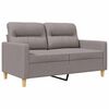 vidaXL 2m&iacute;stn&aacute; pohovka taupe 120 cm textil