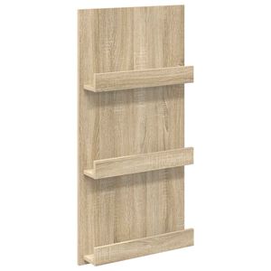 vidaXL Reg&aacute;l na časopisy Sonoma dub 51 x 11 x 102 cm Kompozitn&iacute; dřevo