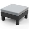 Keter Garden Elements Single Hocker Graphite se světle &scaron;ed&yacute;m pol&scaron;t&aacute;řem