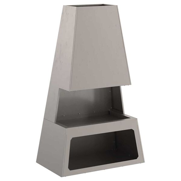 vidaXL Ohniště Hnědá 60 x 35 x 100 cm Ocel