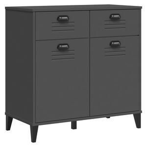 vidaXL Př&iacute;born&iacute;k VIKEN antracitově &scaron;ed&yacute; 80x40x80 cm kompozitn&iacute; dřevo