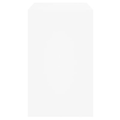 vidaXL Botník bílý 80 x 42 x 69 cm kompozitní dřevo