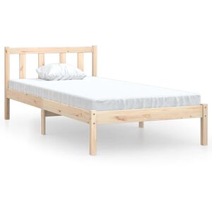 vidaXL R&aacute;m postele masivn&iacute; borovice 90 x 200 cm