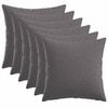 vidaXL Povlak na pol&scaron;t&aacute;ř 6 ks HEERLEN Světle &scaron;ed&aacute; 50 x 50 cm Textil