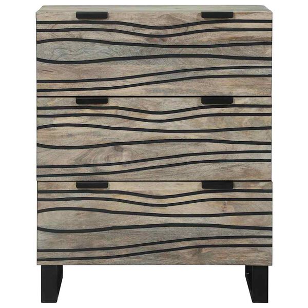 vidaXL Serv&iacute;rovac&iacute; skř&iacute;ň se z&aacute;suvkou B&iacute;l&aacute; 60 x 33.5 x 75 cm