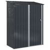 vidaXL Zahradn&iacute; kůlny Antracit 153,5 x 86 x 200 cm Kov