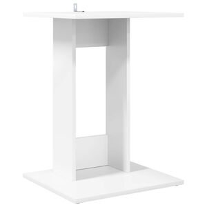 vidaXL Bočn&iacute; stůl B&iacute;l&aacute; 45 x 40 x 62,5 cm Kompozitn&iacute; dřevo