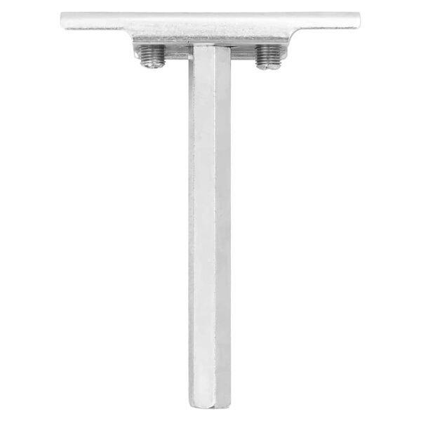 vidaXL Plovoucí police držáky 12ks neviditelné Ø12x100mm uhlíková ocel