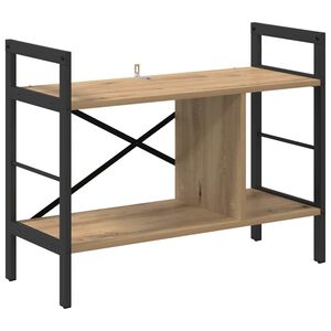 vidaXL Knihovna 3 &uacute;rovn&iacute; 75 x 30 x 58,5 cm Kompozitn&iacute; dřevo