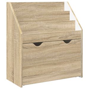 vidaXL Dětsk&yacute; reg&aacute;l Sonoma dub 60 x 29,5 x 69 cm Kompozitn&iacute; dřevo