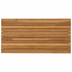 vidaXL Deska stolu 90 x 45 x 3,5 cm Obd&eacute;ln&iacute;kov&yacute; Pevn&eacute; teakov&eacute; dřevo