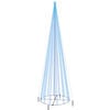 vidaXL Vánoční stromek kužel 1 134 modrých LED diod 230 x 800 cm