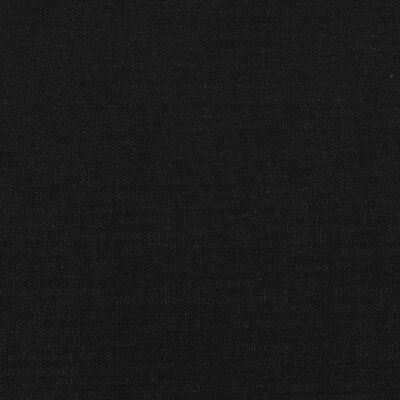vidaXL Čelo postele typu ušák černé 83x16x118/128 cm textil