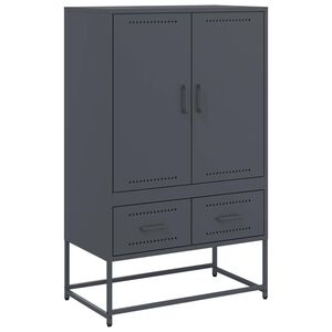 vidaXL Skř&iacute;ň antracitov&aacute; 68 x 39 x 111,5 cm ocel