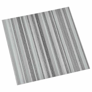 vidaXL Samolepic&iacute; podlahov&aacute; prkna &Scaron;ed&aacute; a čern&aacute; 30,5 x 30,5 cm 20 ks
