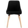 323058 vidaXL Dining Chairs 2 pcs Black Velvet