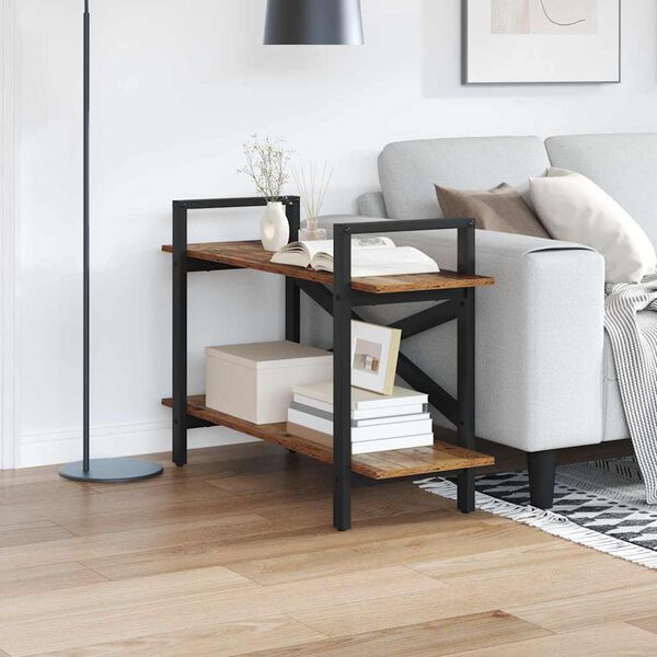 vidaXL Knihovna Star&eacute; dřevo 100 x 33,5 x 64 cm kompozitn&iacute; dřevo