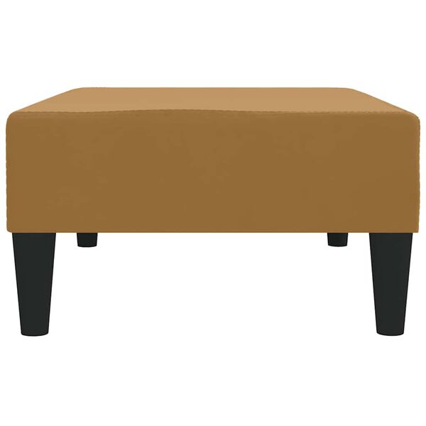 vidaXL Podnožka hnědá 78 x 56 x 32 cm samet