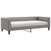 vidaXL V&aacute;lenda s matrac&iacute; taupe 90 x 200 cm textil