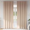 vidaXL Z&aacute;věsy na zatemněn&iacute; s kroužky 2 pcs Taupe 225 x 140 cm