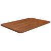 vidaXL Koupelnov&aacute; deska tmavě hněd&aacute; 60 x 40 x 1,5 cm o&scaron;etřen&yacute; masiv