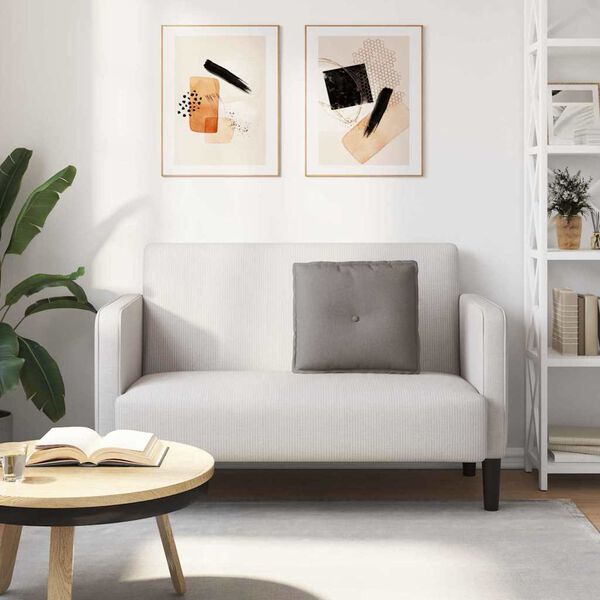 vidaXL Polštář na záda Taupe 50 x 19 x 45 cm textil