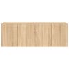 vidaXL N&aacute;stěnn&eacute; TV skř&iacute;ňky s LED osvětlen&iacute;m 2 ks dub sonoma 60x35x41cm