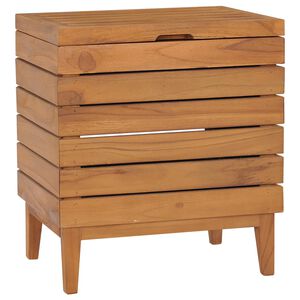 vidaXL Ko&scaron; na pr&aacute;dlo 40 x 30 x 45 cm masivn&iacute; teakov&eacute; dřevo