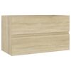 vidaXL Skř&iacute;ňka pod umyvadlo dub sonoma 80x38,5x45 cm kompozitn&iacute; dřevo